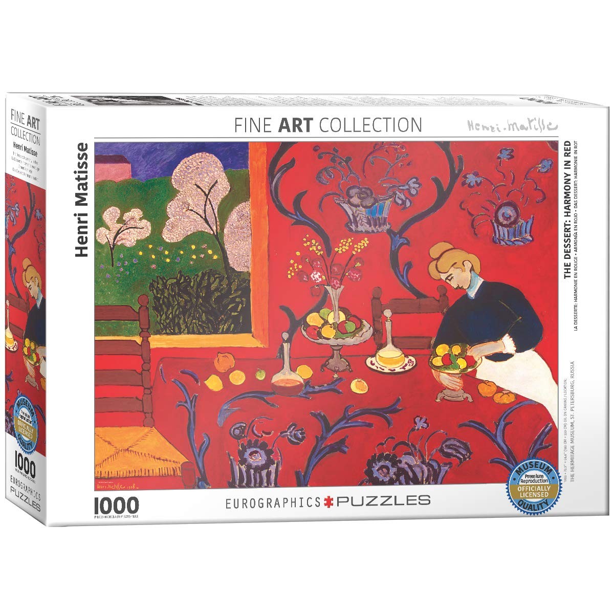 Eurographics The Dessert Harmony in Red by Henri Matisse 1000 Piece Puzzle