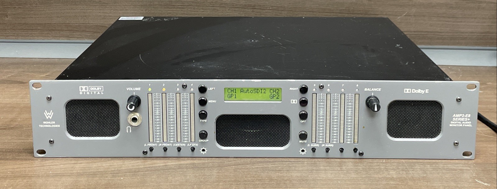 Wohler AMP2-E8 Series+ 8Ch Digital Audio Monitor Panel