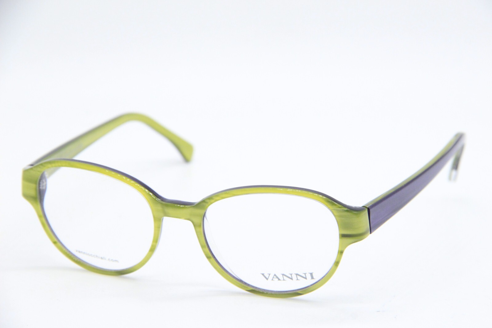 NEW VANNI V1814 A359 GREEN PURPLE AUTHENTIC EYEGLASSES FRAMES 48-19