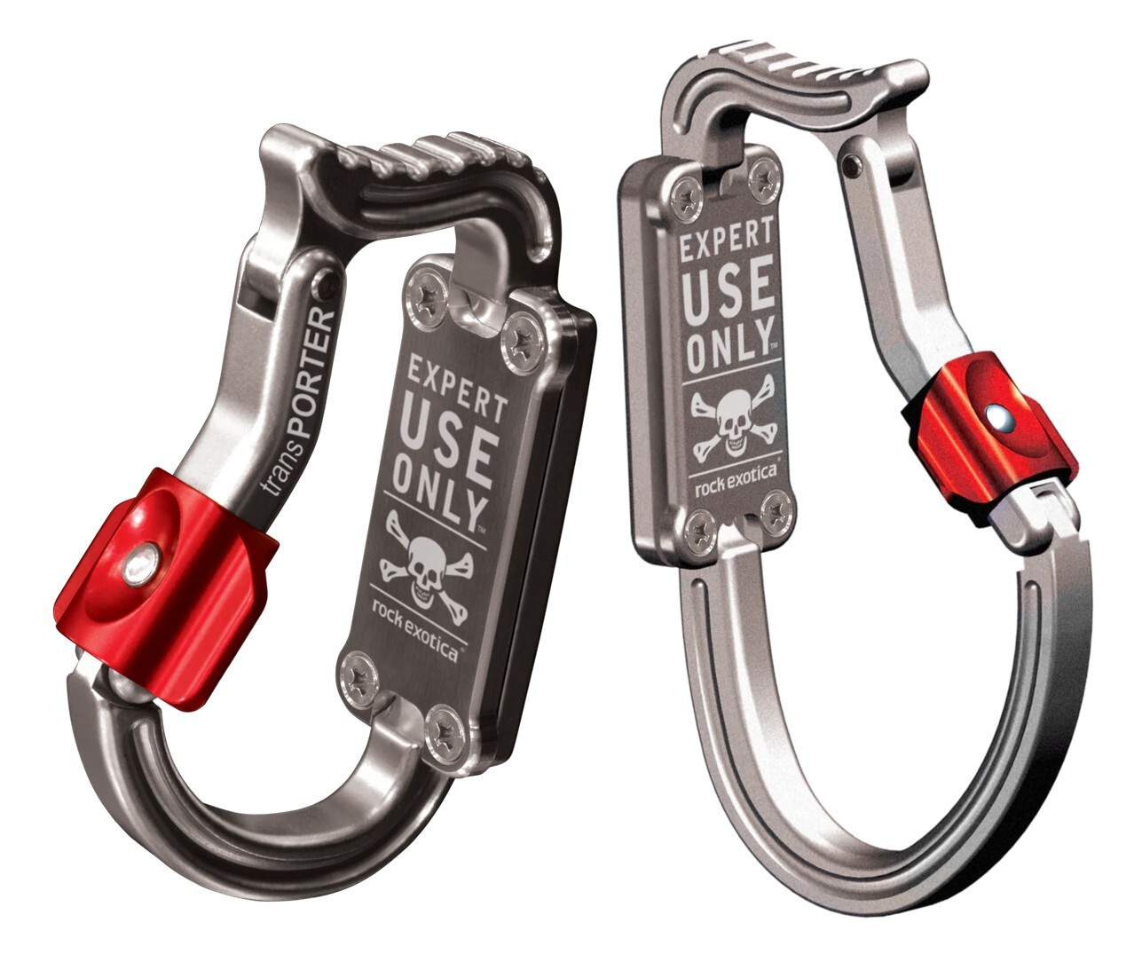 ROCK EXOTICA Transporter Tool Racking Carabiner 1 XL + 1 Regular Mixed Combo