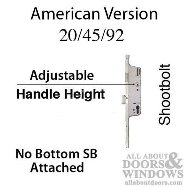 Amesbury Lower Shootbolt Assembly Passive Gear 20mm Faceplate