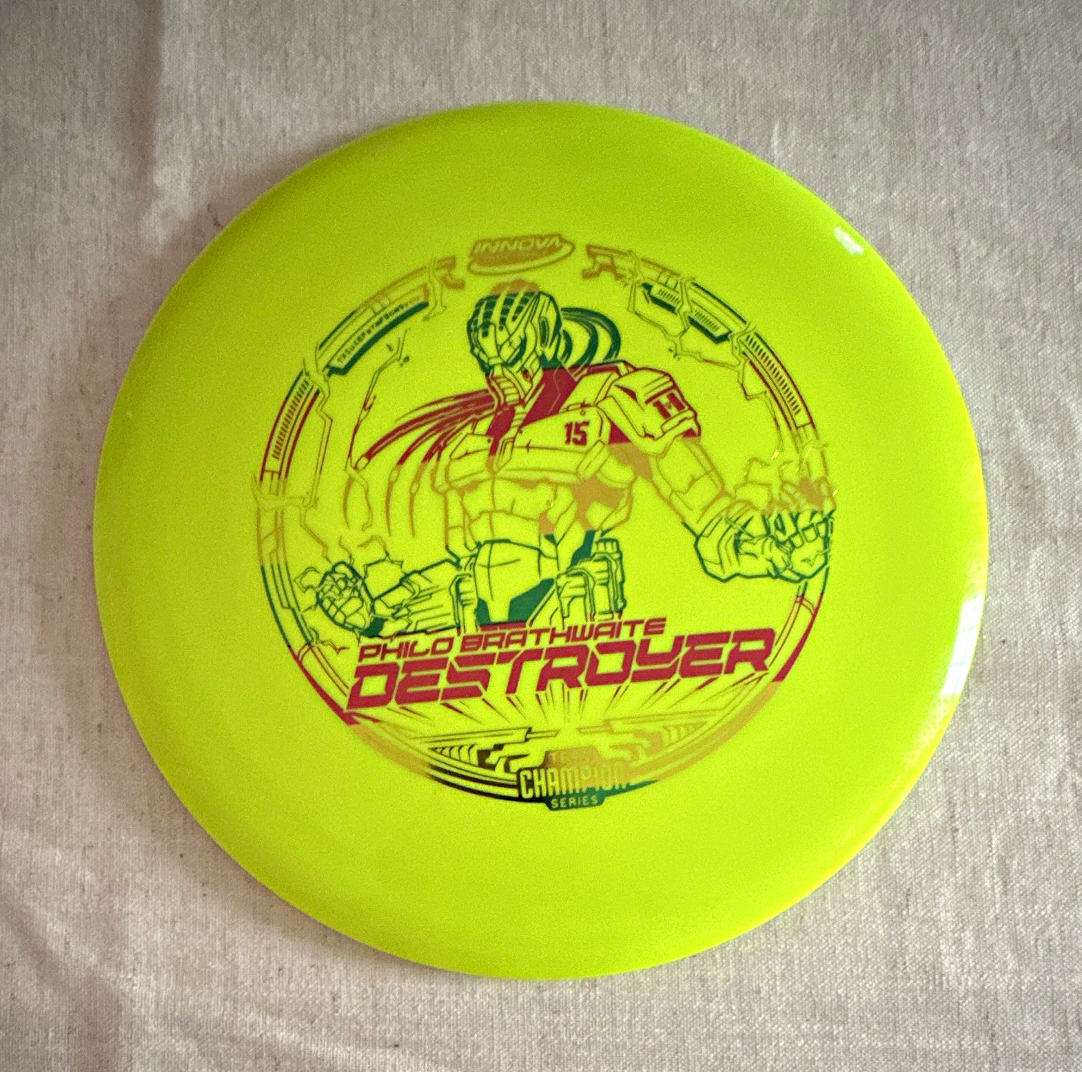 Innova Philo Brathwaite Destroyer Distance Driver 172g Yellow Innova Philo Brathwaite Destroyer Distance Driver 172g Yellow