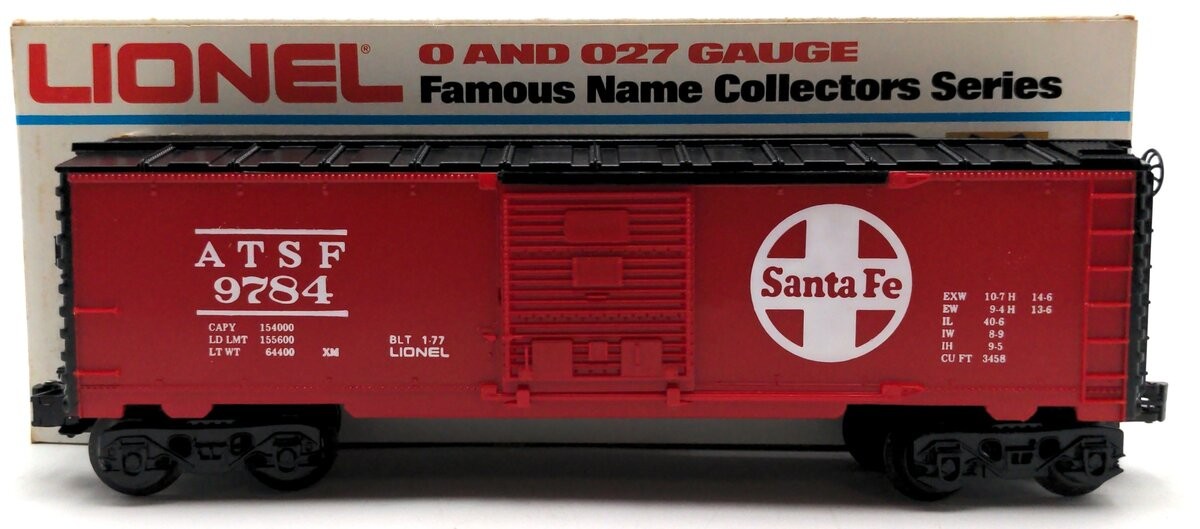 Lionel 6-9784 O Gauge Santa Fe Box Car #9784 EX/Box