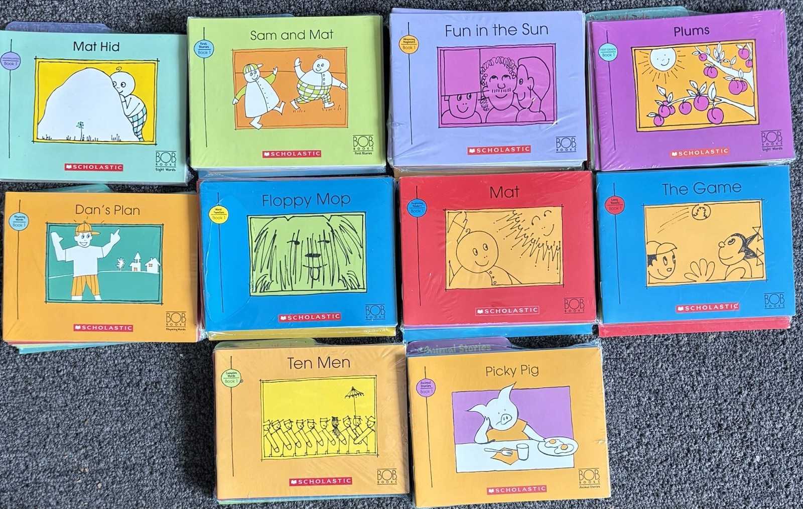 BOB Books Deluxe Reader Collection 104 books&Parent cards ONLY-See Desciption BOB Books Deluxe Reader Collection 104 books&Parent cards ONLY-See Desciption