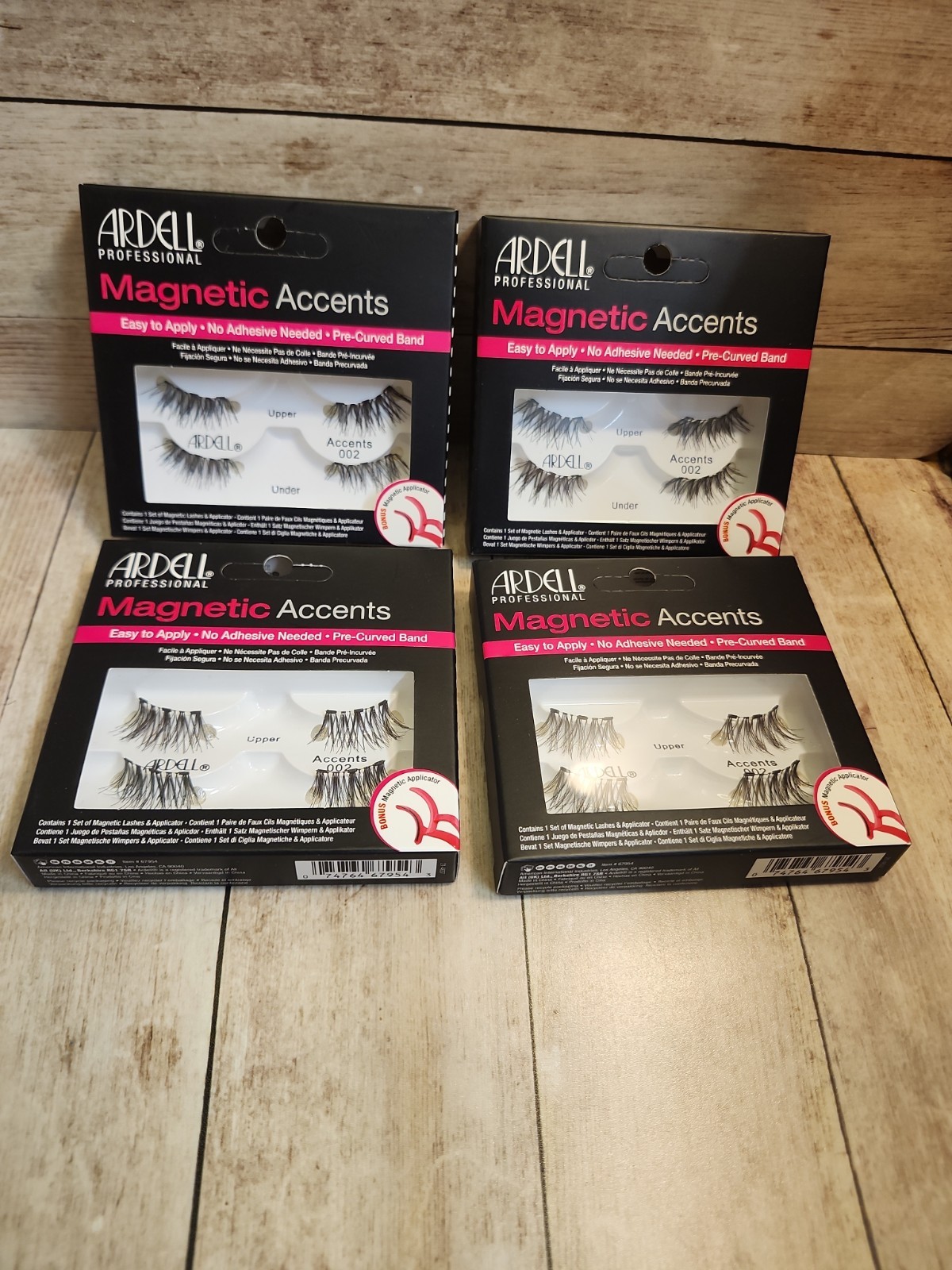 Ardell Professional Magnetic Accents 002 Lashes 4 Pack Ardell Professional Magnetic Accents 002 Lashes 4 Pack
