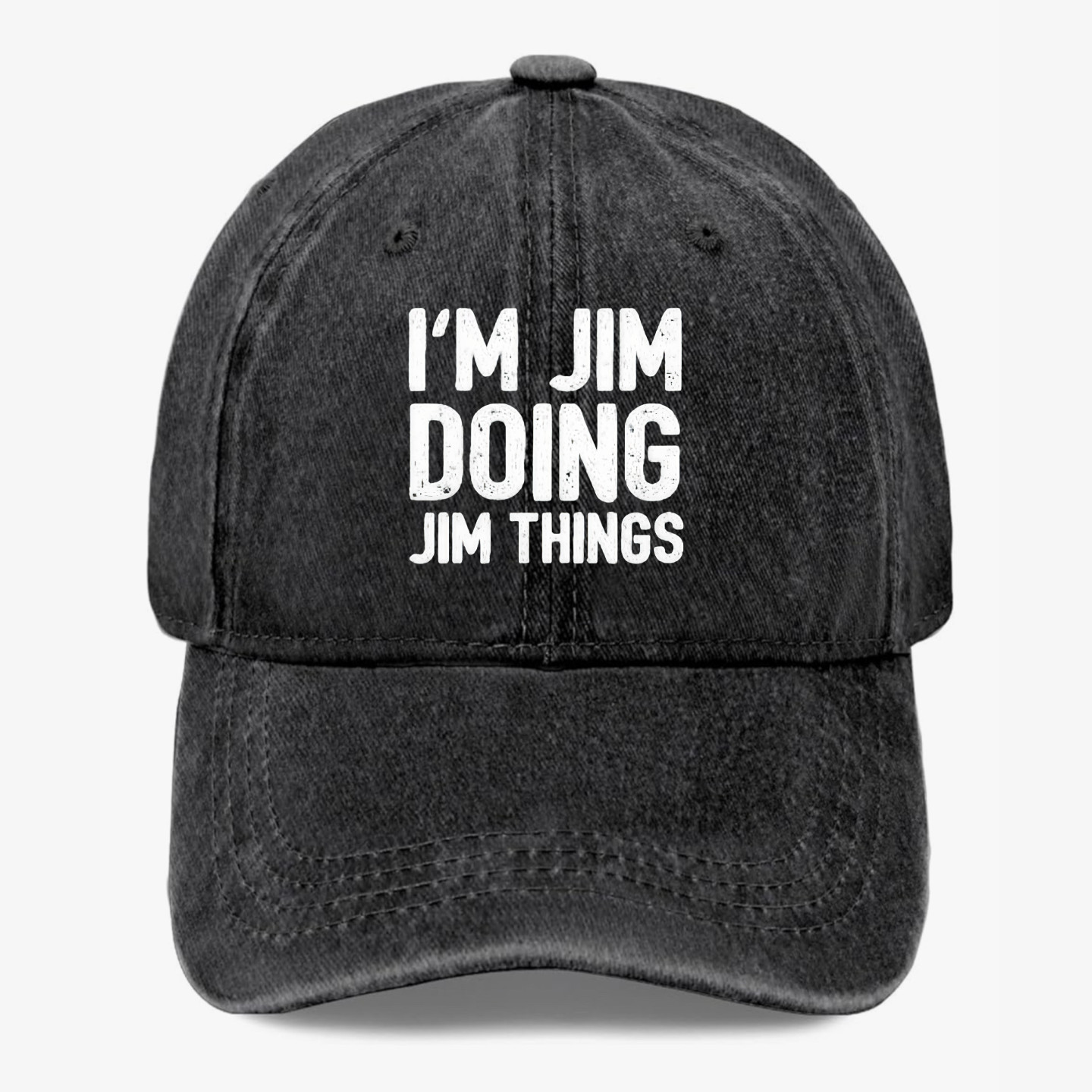 Funny Jim Hat I\'m Jim Doing Jim Things Baseball Cap Gift Adjustable