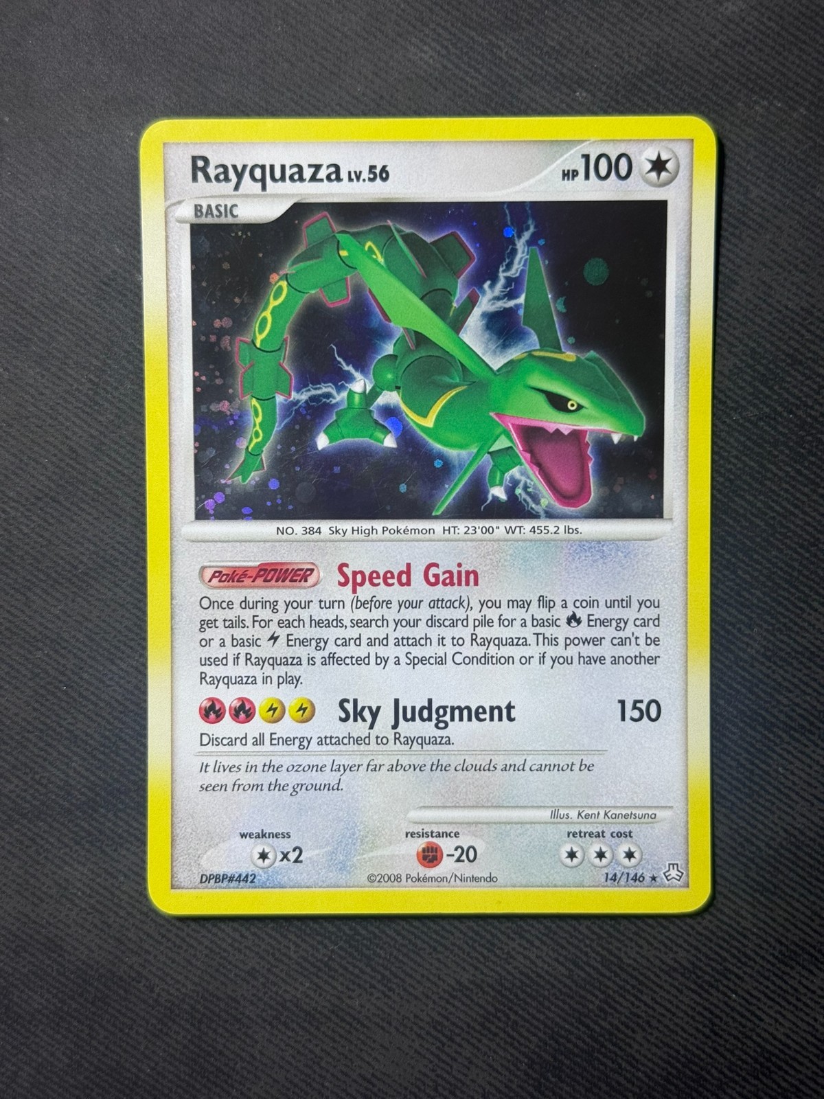 Rayquaza D&P Legends Awakened 14/146 Holo Rare Pokemon TCG - CLEAN VLP Rayquaza D&P Legends Awakened 14/146 Holo Rare Pokemon TCG - CLEAN VLP
