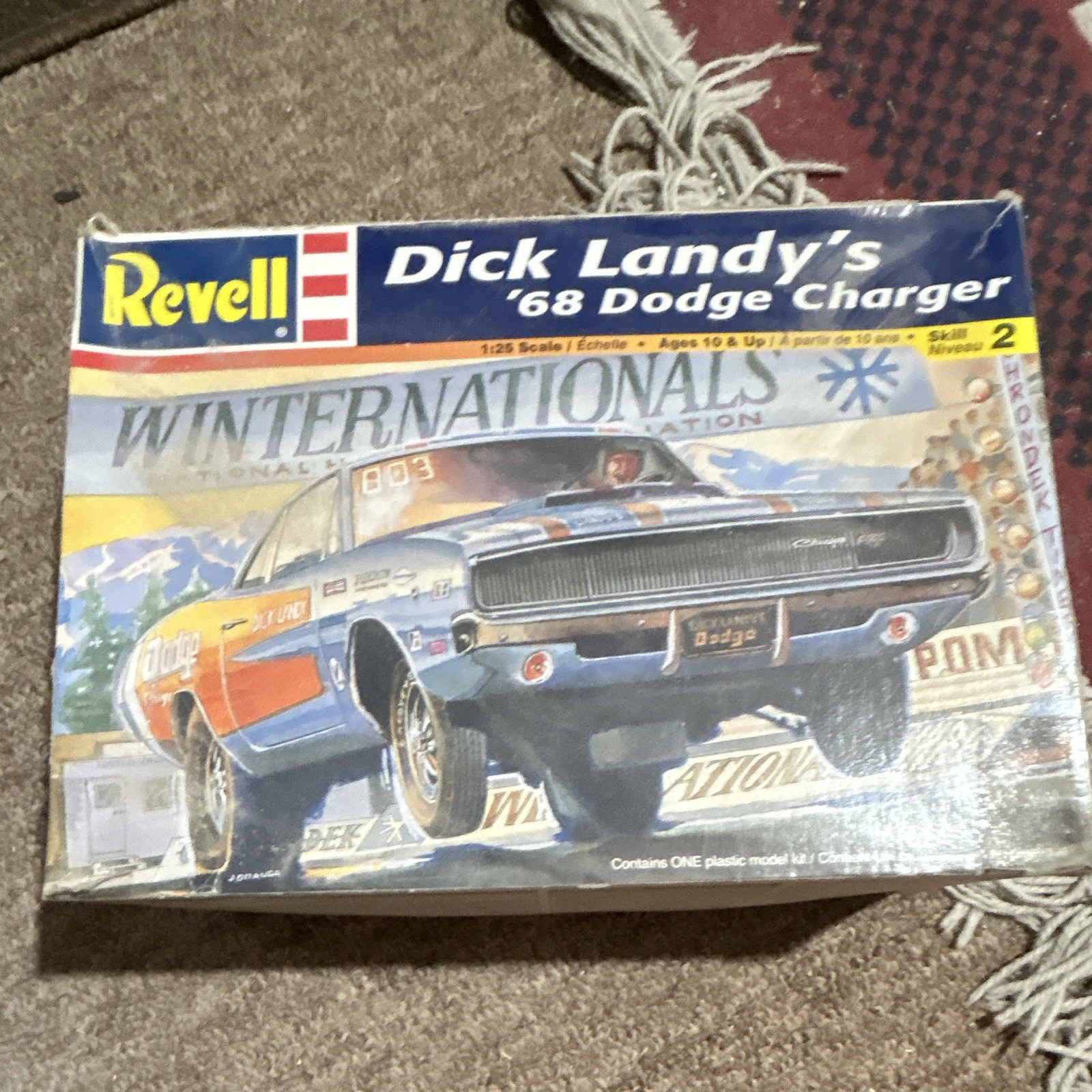 Revell Dick Landy\'s \'68 Dodge Charger 1:25 Plastic Model Kit Unassembled Skill 2