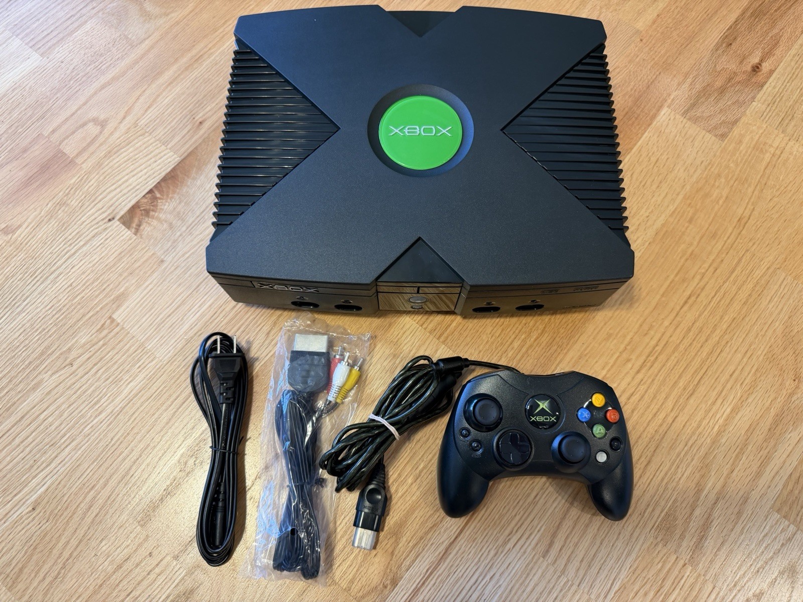 Original Xbox Console, Controller, Cables - Recapped, Serviced, Cleaned & Tested