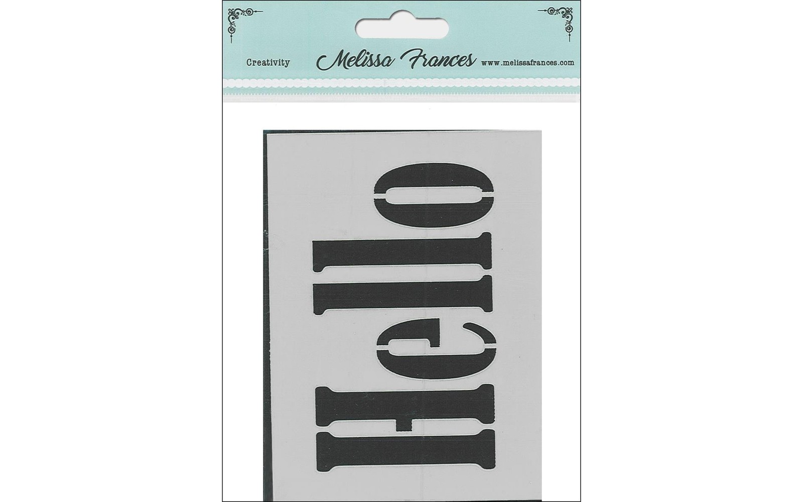Melissa Frances Stencil 3x4\