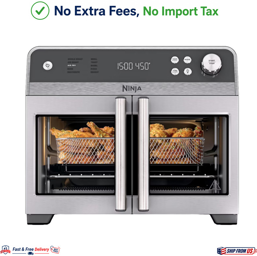 Ninja 10-in-1 French Door Premier Countertop Oven, Air Fryer, Toaster, FO101 Ninja 10-in-1 French Door Premier Countertop Oven, Air Fryer, Toaster, FO101