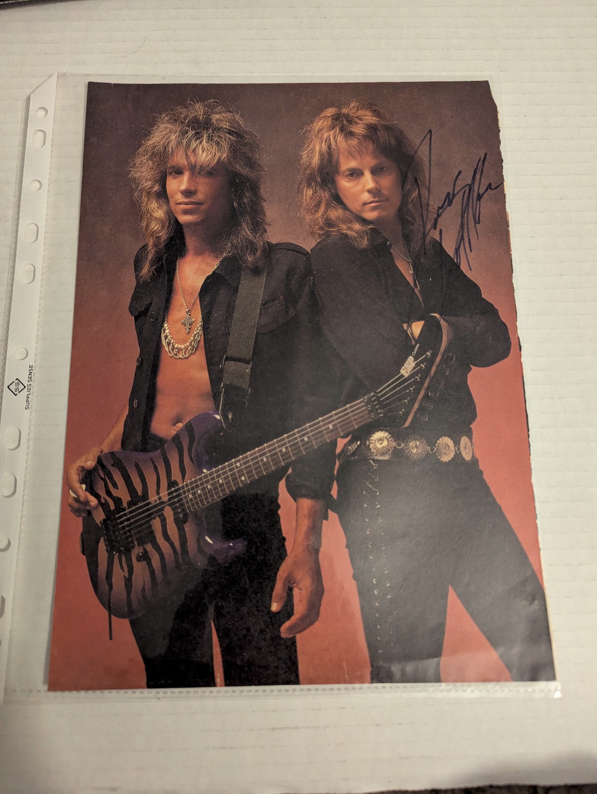 Rare Don Dokken Signed Magazine Page Vintage Glam Hair Band Autograph Rare Don Dokken Signed Magazine Page Vintage Glam Hair Band Autograph