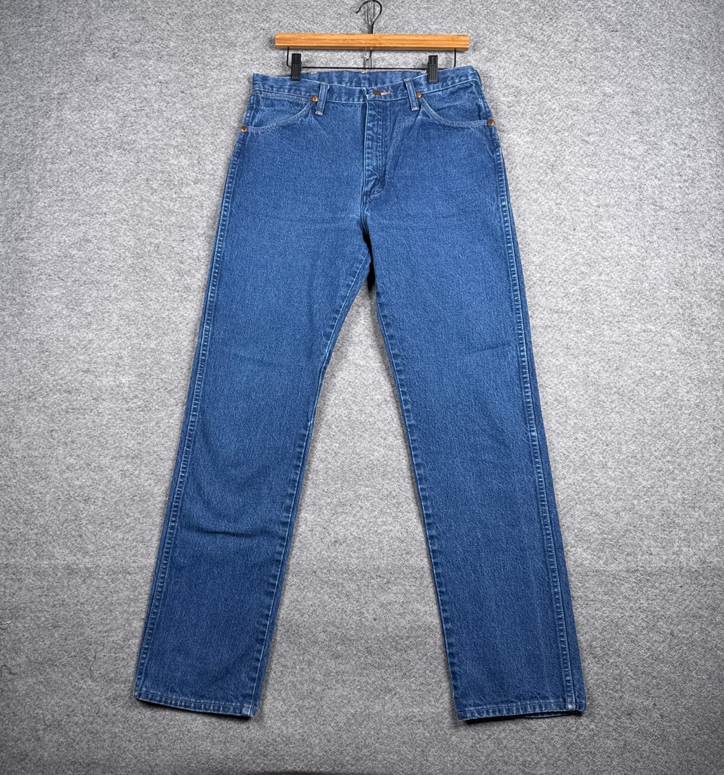 Vintage Wrangler Jeans 34x34 (Fits 32x32) Cowboy Cut 13MWZ Made In USA