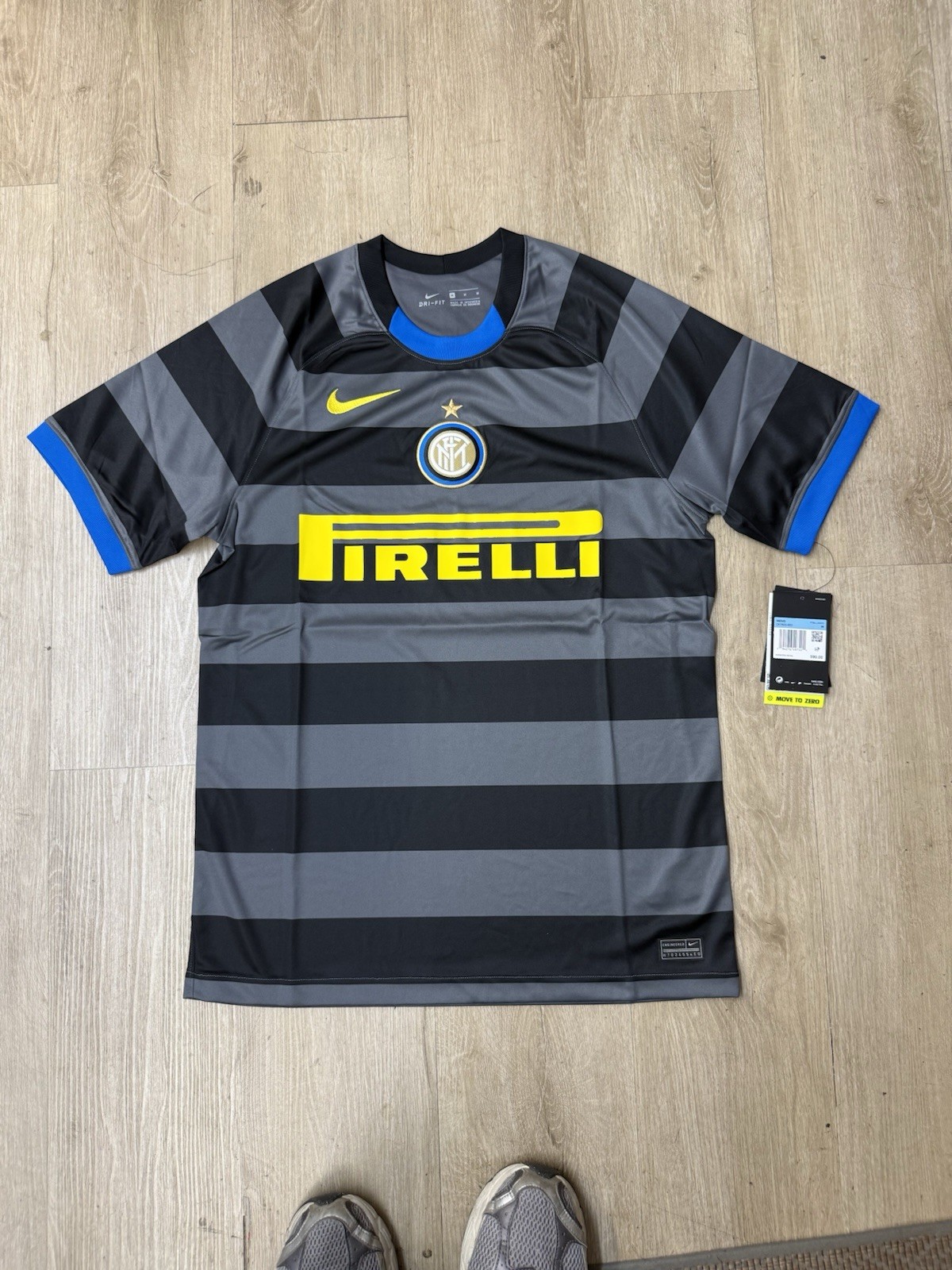 NWT Nike Men’s Inter Milan 21/22 Home Black Grey Football Soccer Jersey M NWT Nike Men’s Inter Milan 21/22 Home Black Grey Football Soccer Jersey M