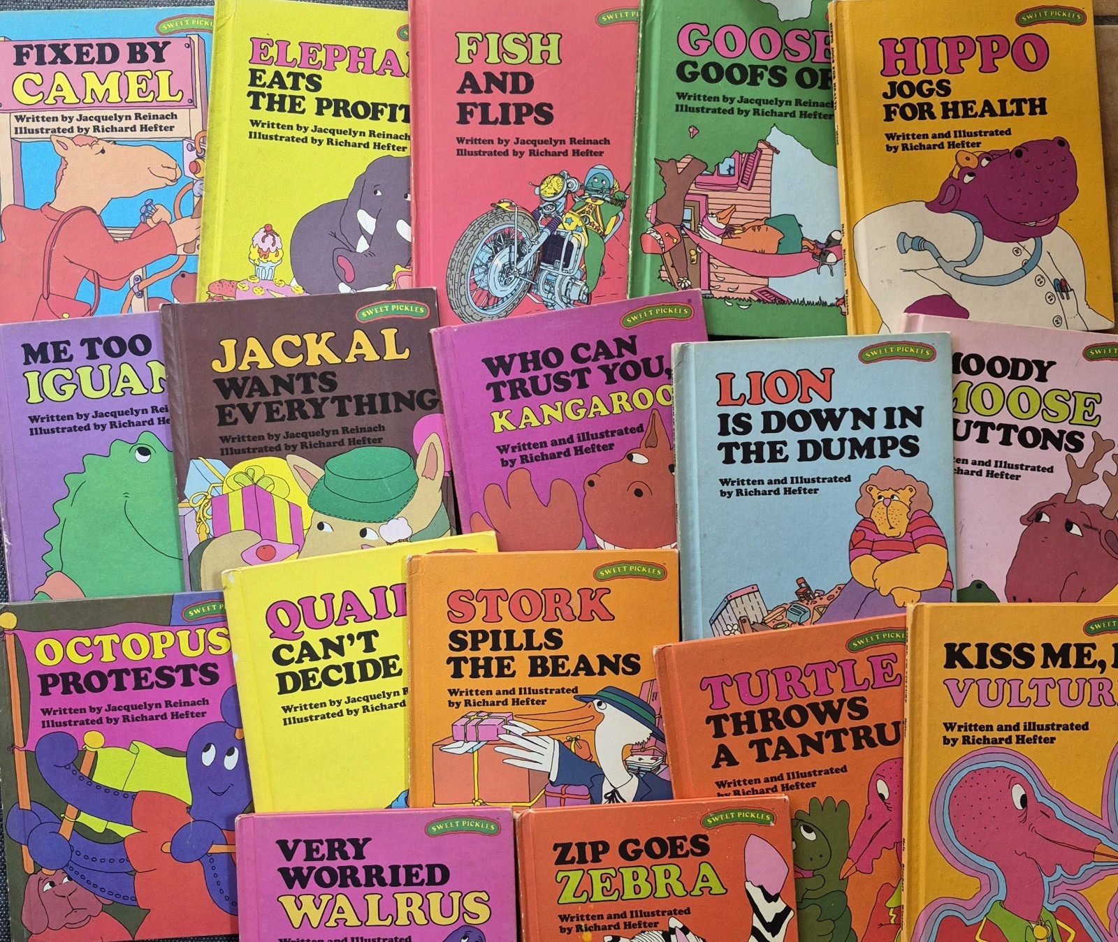 Lot of 17 Sweet Pickles Young Children Picture Books - Hardcover Vintage