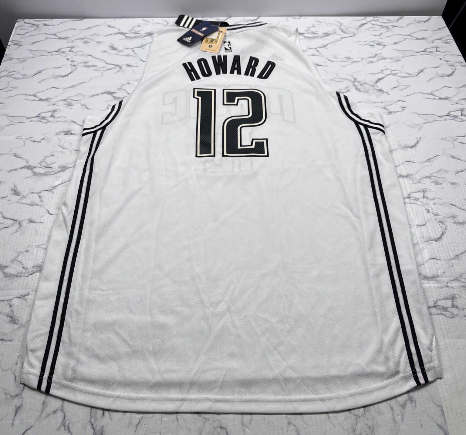 VTG Adidas NBA Orlando Magic Dwight Howard #12 Swingman White Jersey XL NOS NWT VTG Adidas NBA Orlando Magic Dwight Howard #12 Swingman White Jersey XL NOS NWT