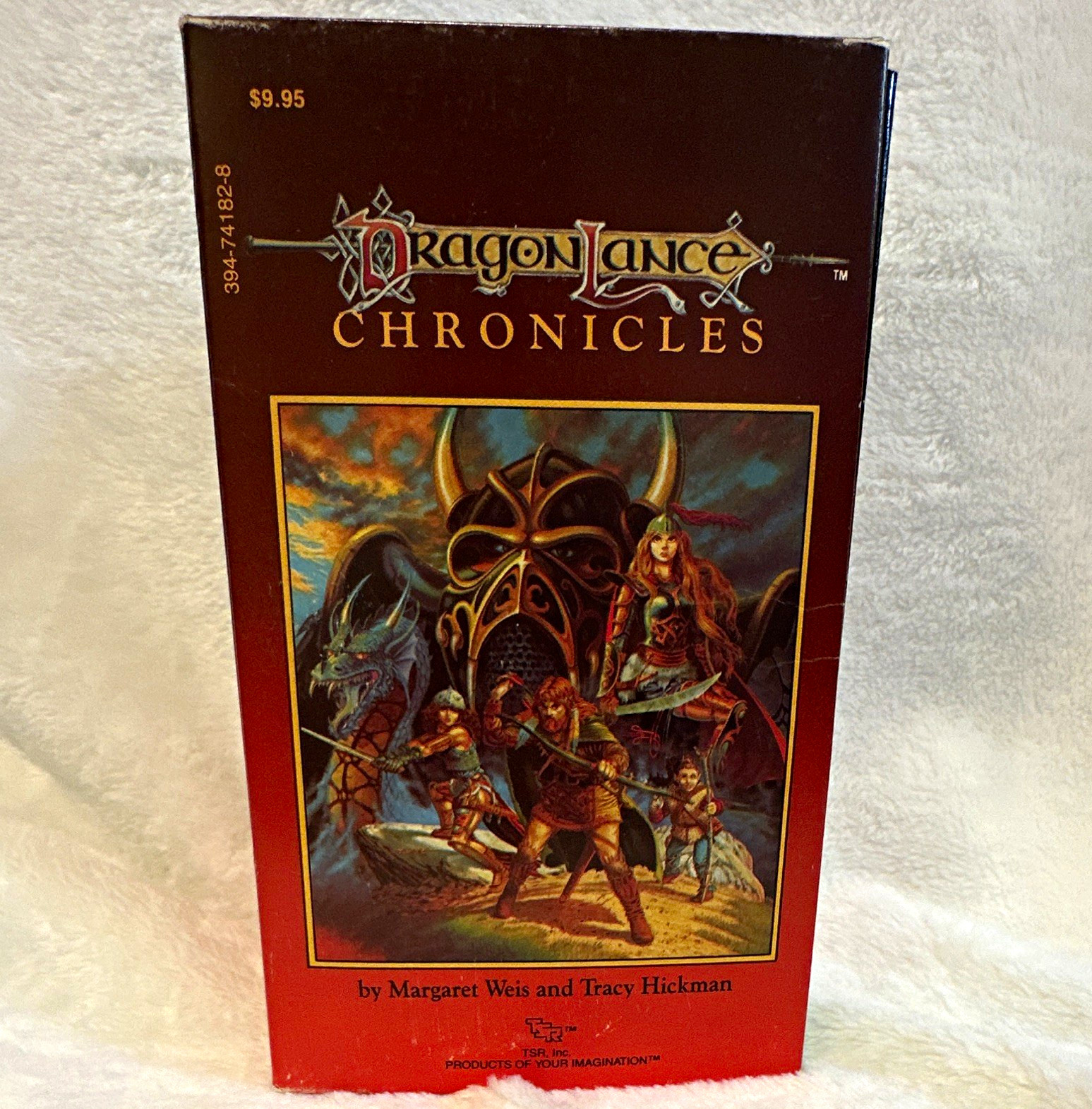 Vintage Dragonlance Chronicles Box Set 1st Printing Trilogy 1984 TSR Matching