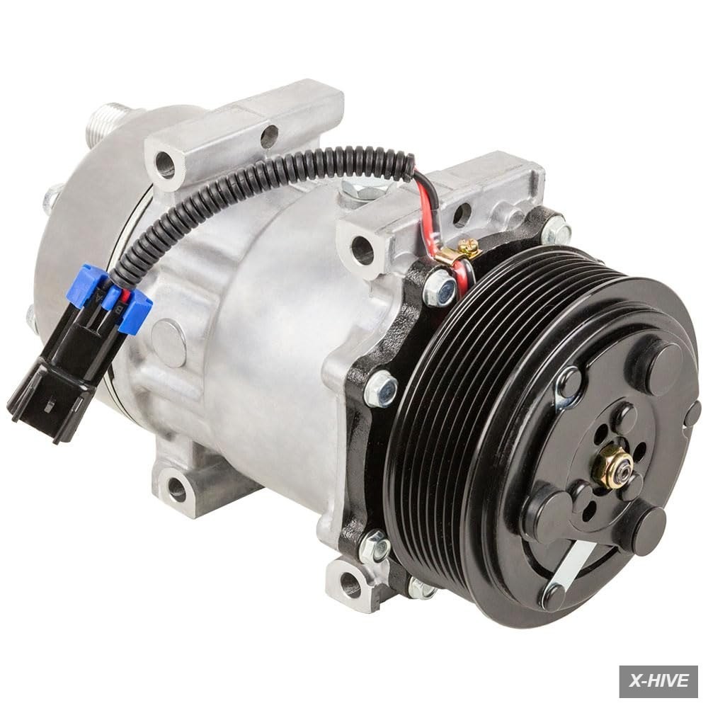 A/C Compressor Compressors 119mm 8-Groove Clutch Replaces Sanden SD7H15 HD 4667