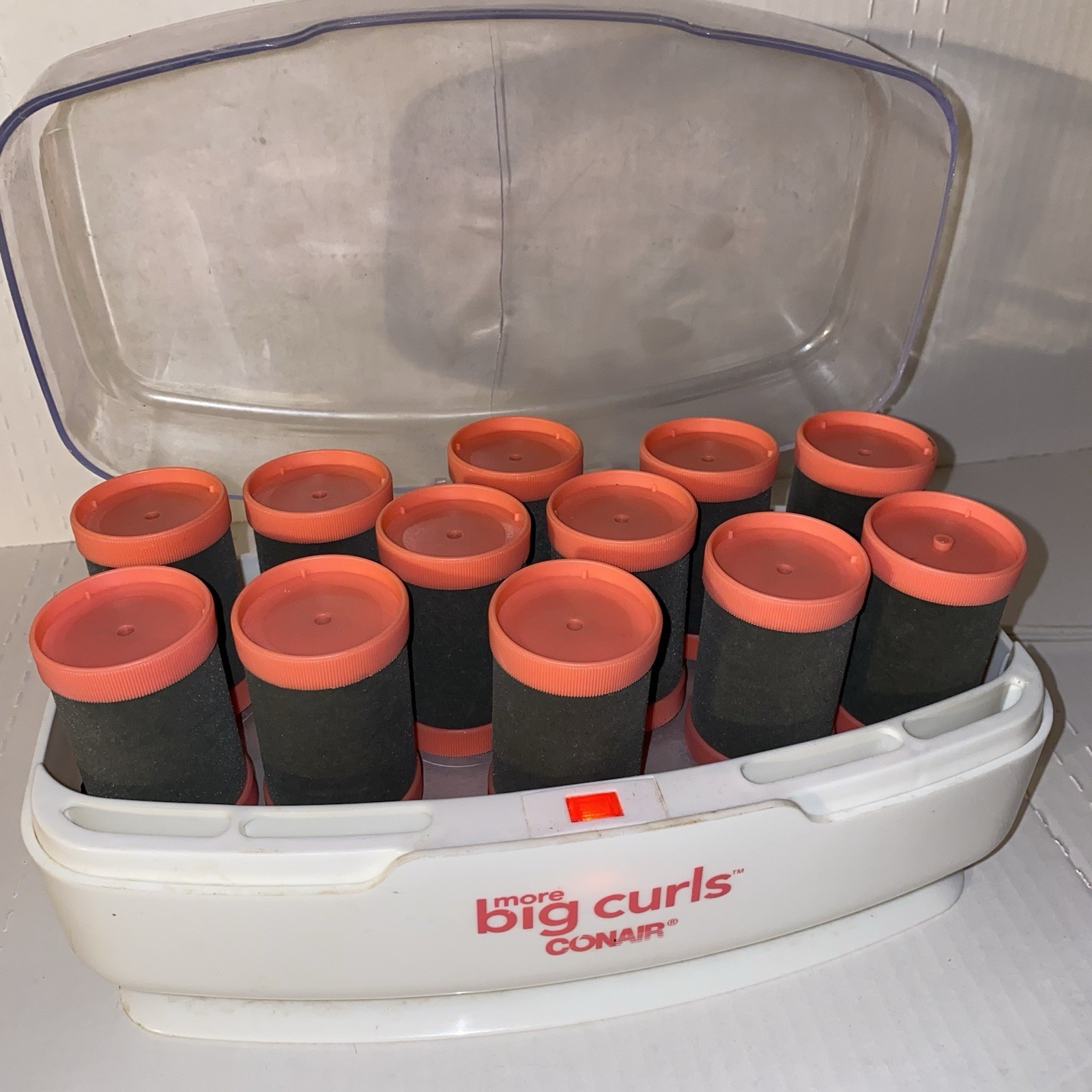 Conair More Big Curls Hot 12 Rollers Jumbo Hair Electric CHV12N No Clips Conair More Big Curls Hot 12 Rollers Jumbo Hair Electric CHV12N No Clips
