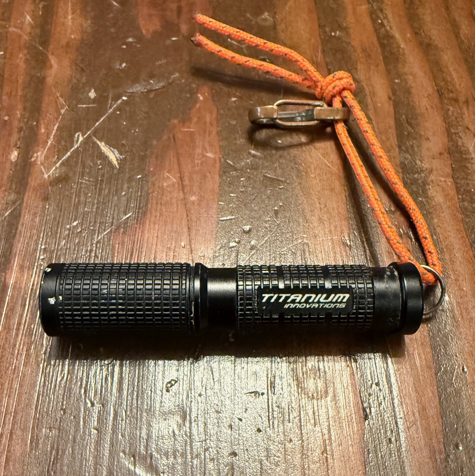 Titanium Innovations Illuminati Black Flashlight AAA Battery Powered Titanium Innovations Illuminati Black Flashlight AAA Battery Powered