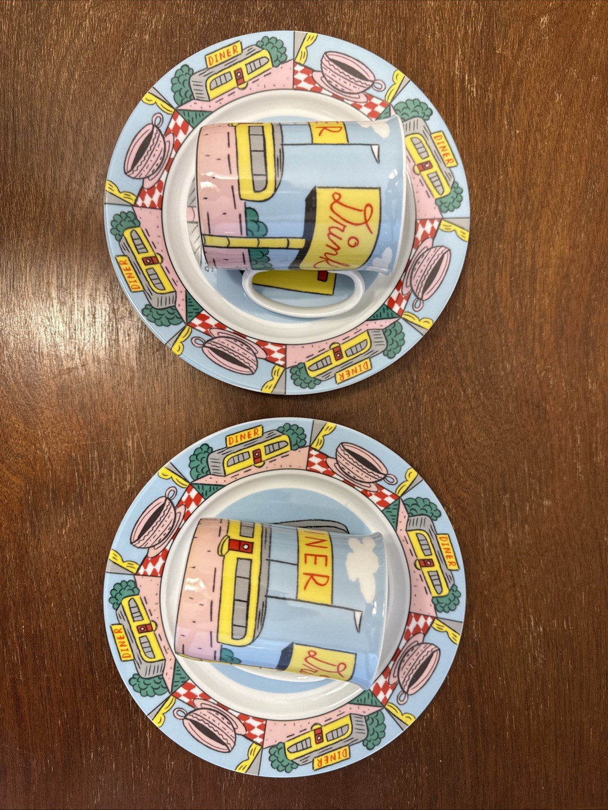Vintage 1980's Rodney Alan Greenblat set/2 Vintage 1980's Rodney Alan Greenblat set/2