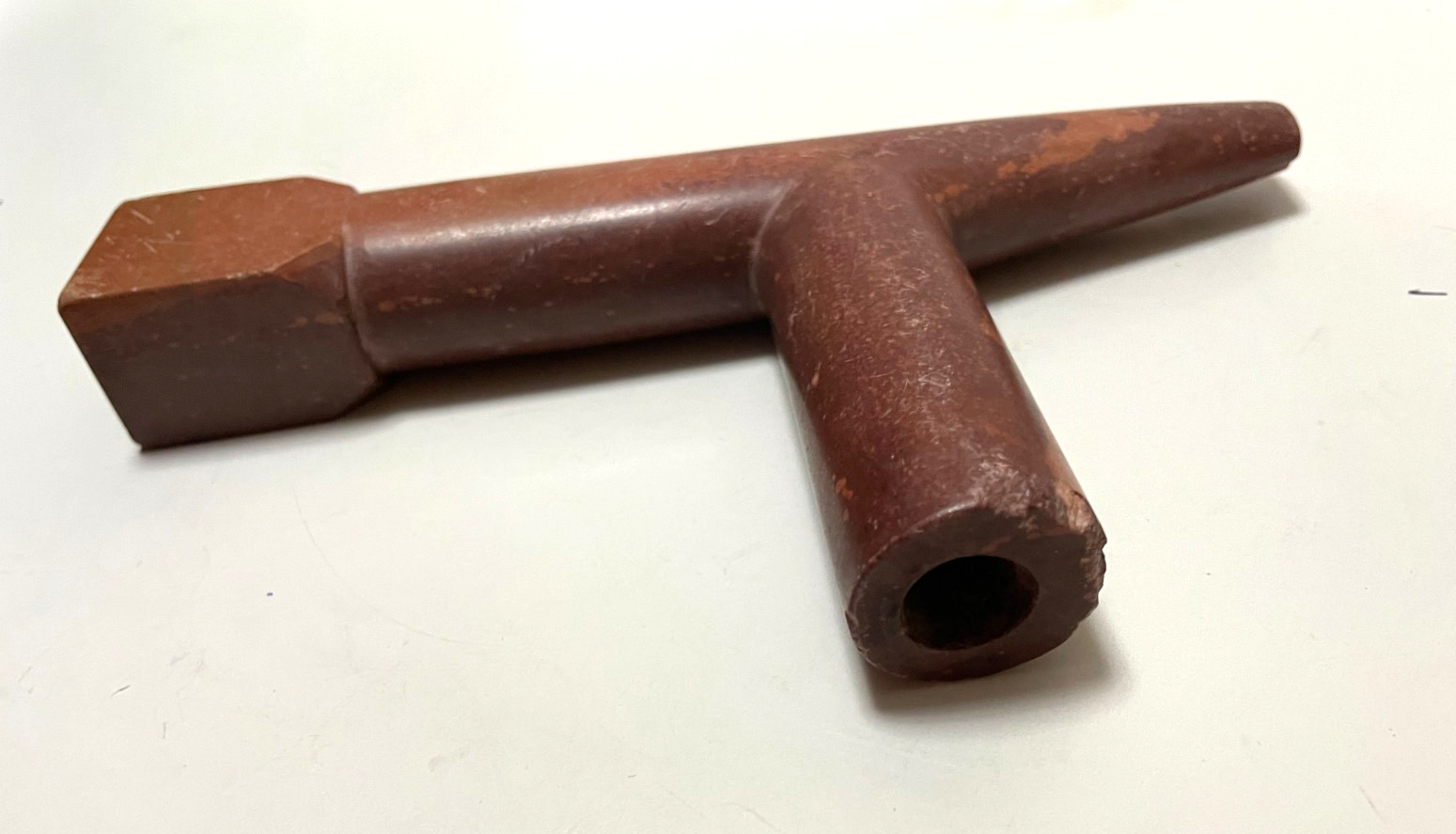 Antique 19th Century Native American Catlinite Stone Peace Pipe Bowl