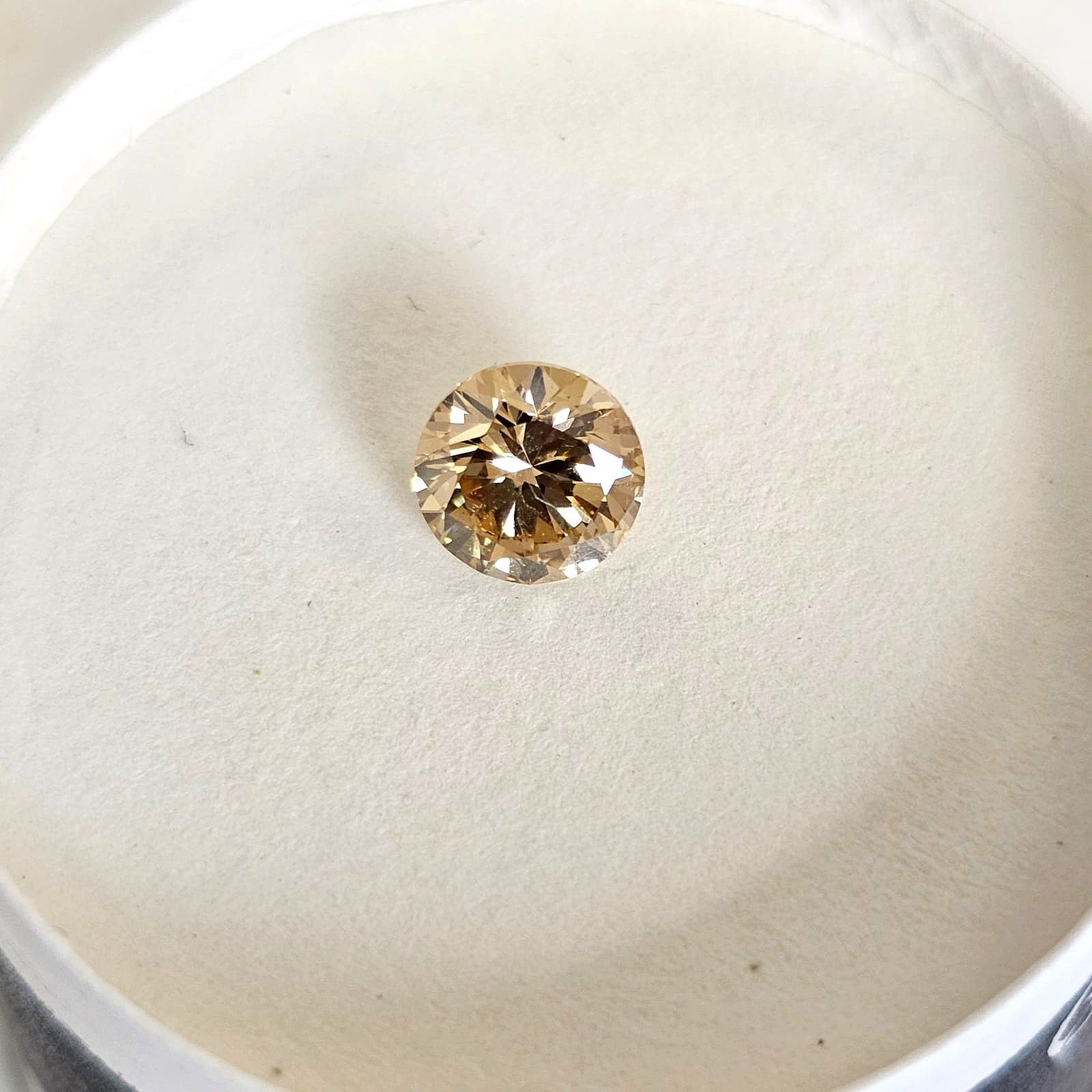 0.95ct Natural Brown Champagne Round Brilliant Cut Diamond for jewellery 1pcs 0.95ct Natural Brown Champagne Round Brilliant Cut Diamond for jewellery 1pcs