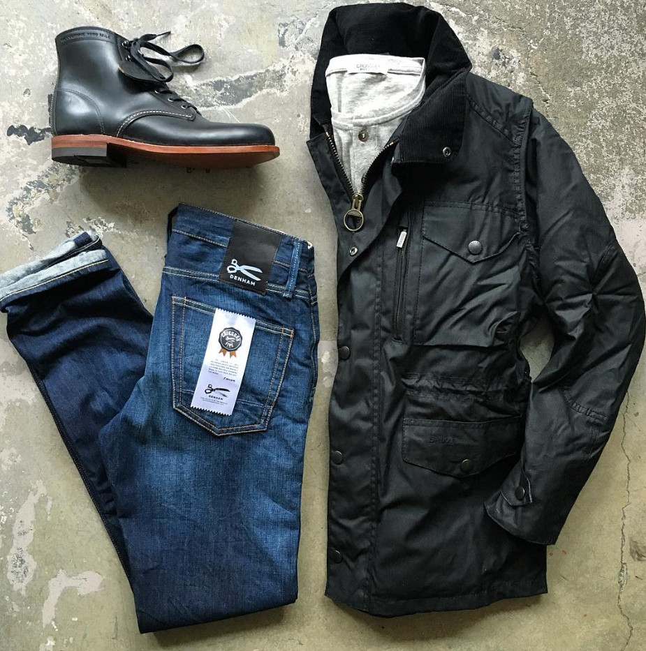 Black ~ BARBOUR SAPPER Men\'s WAX Jacket MSRP $485 British Heritage