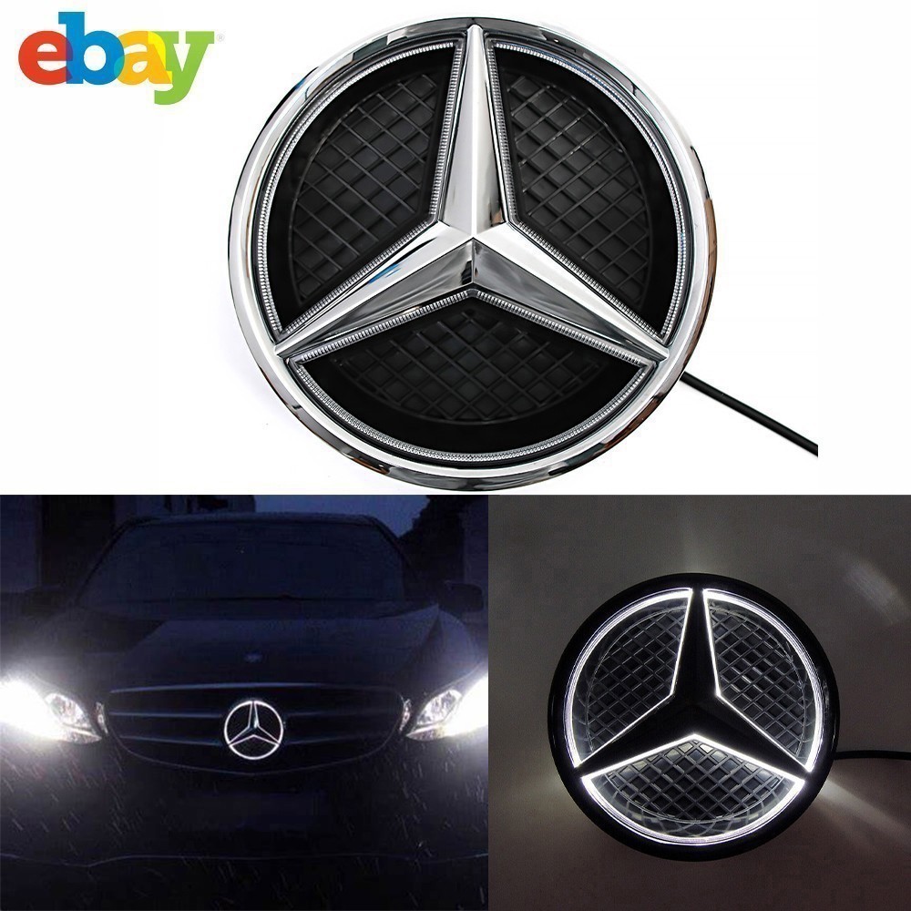 FOR Mercedes Benz Front Grille Star Emblem Light Illuminated Badge LED 2014-18 �