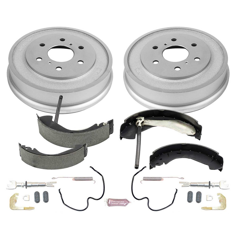 PowerStop KOE15394DK Rear Drum Brake Kit Set for 2005-2008 Silverado Sierra 1500