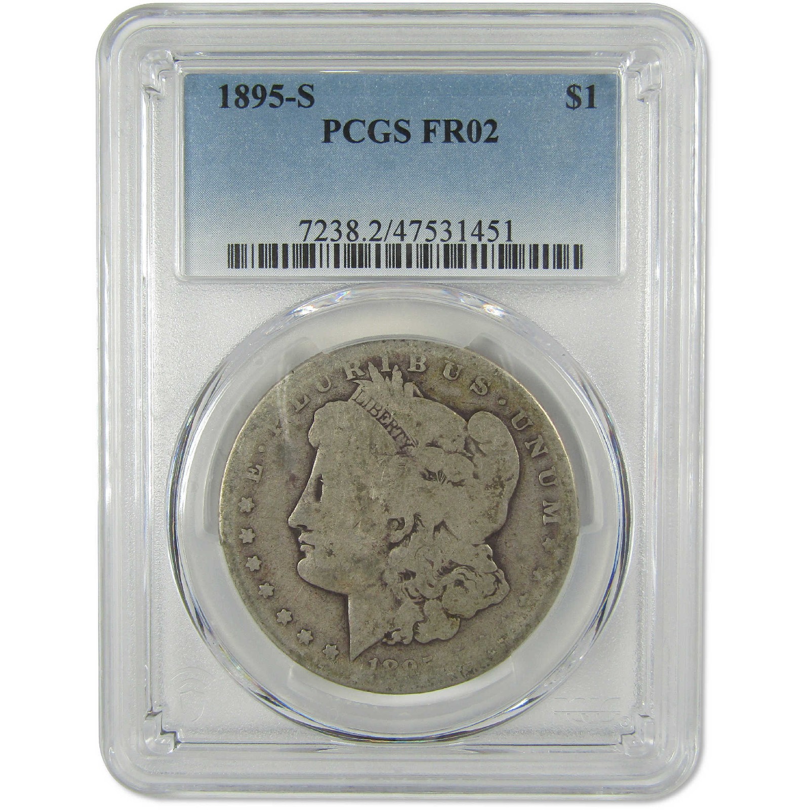 1895 S Morgan Dollar FR 2 PCGS 90% Silver $1 Coin SKU:I9649
