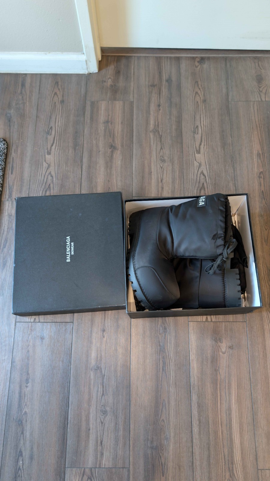 BALENCIAGA Alaska Low Boots Nylon in Black US 11-12/EU 45