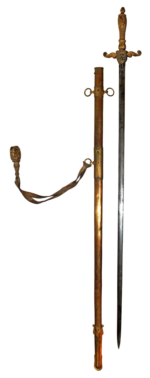M1840 Medical Staff Officers Sword with Scabbard & Bullion Sword Knot