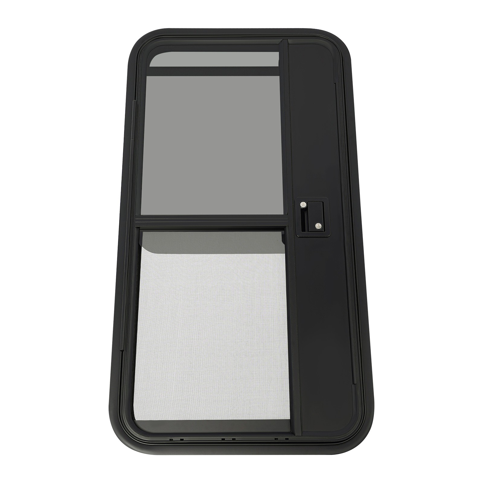 RV Camper Teardrop Trailer Entry Door for Most RVs Campers Trailers Black