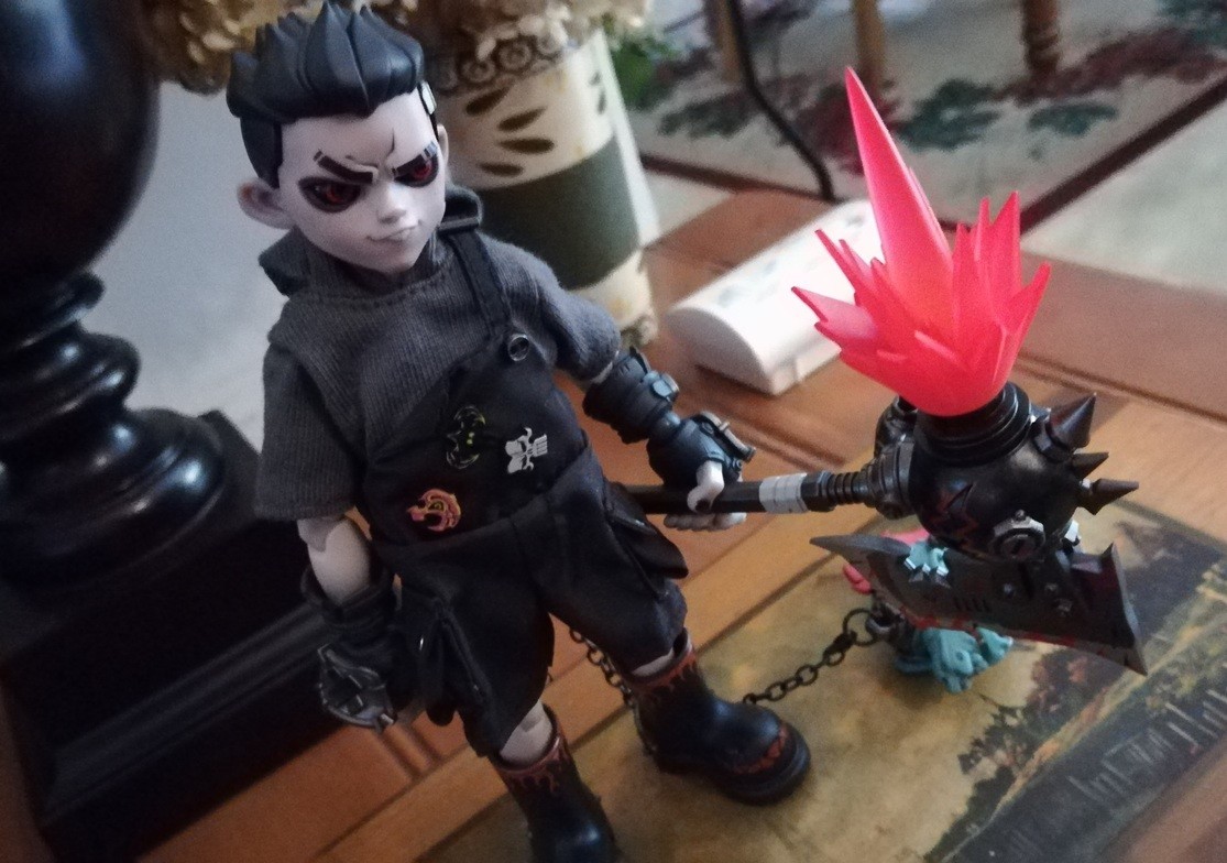 D_ONE STUDIO Rage-Zboys Series Yazai Out of Control Edition 1/12 Action Figure