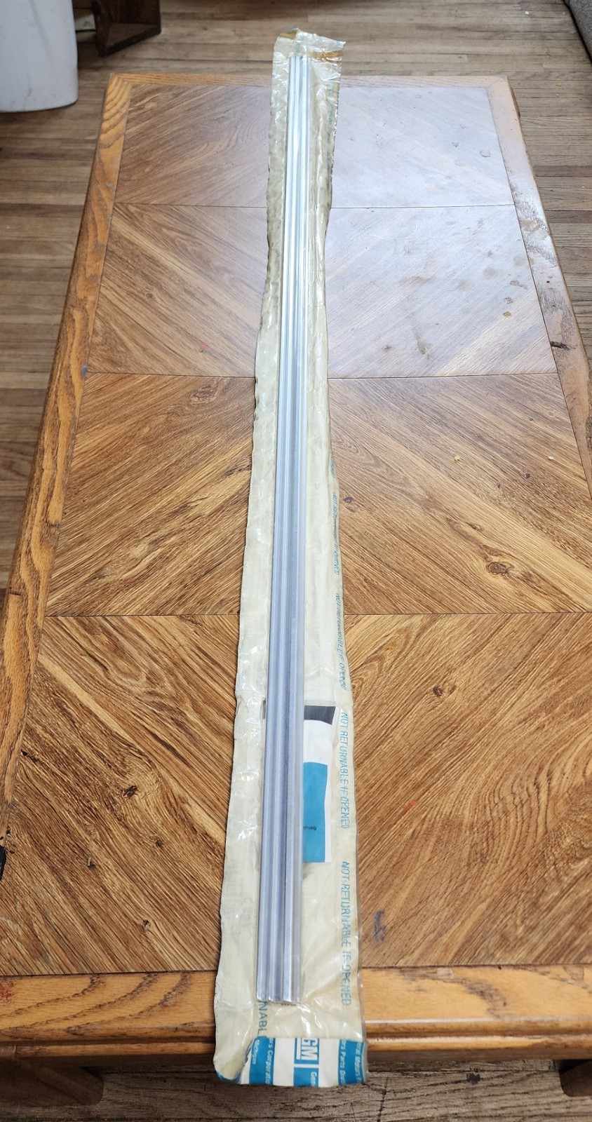 NOS 67 Chevy Malibu El Camino Left Hand Lower Door Outer Panel Mldg 4229757