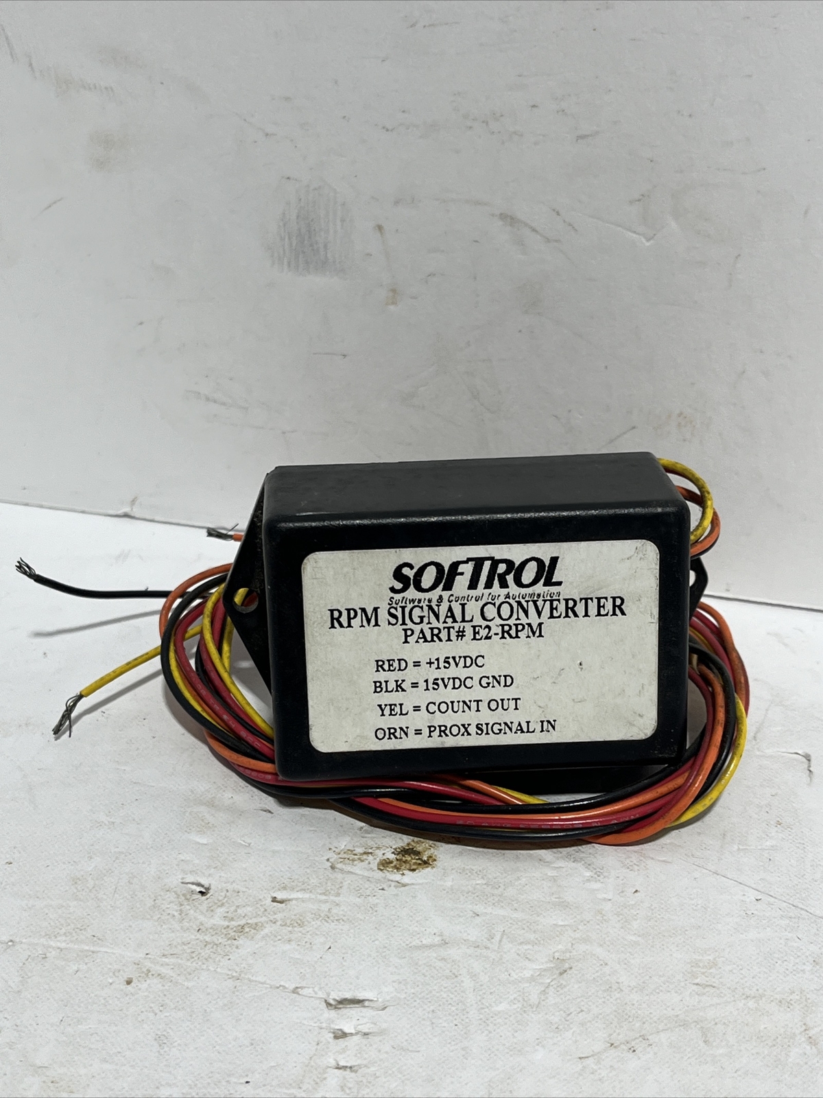 SOFTROL RPM SIGNAL CONVERTER PART#E2-RPM SOFTROL RPM SIGNAL CONVERTER PART#E2-RPM