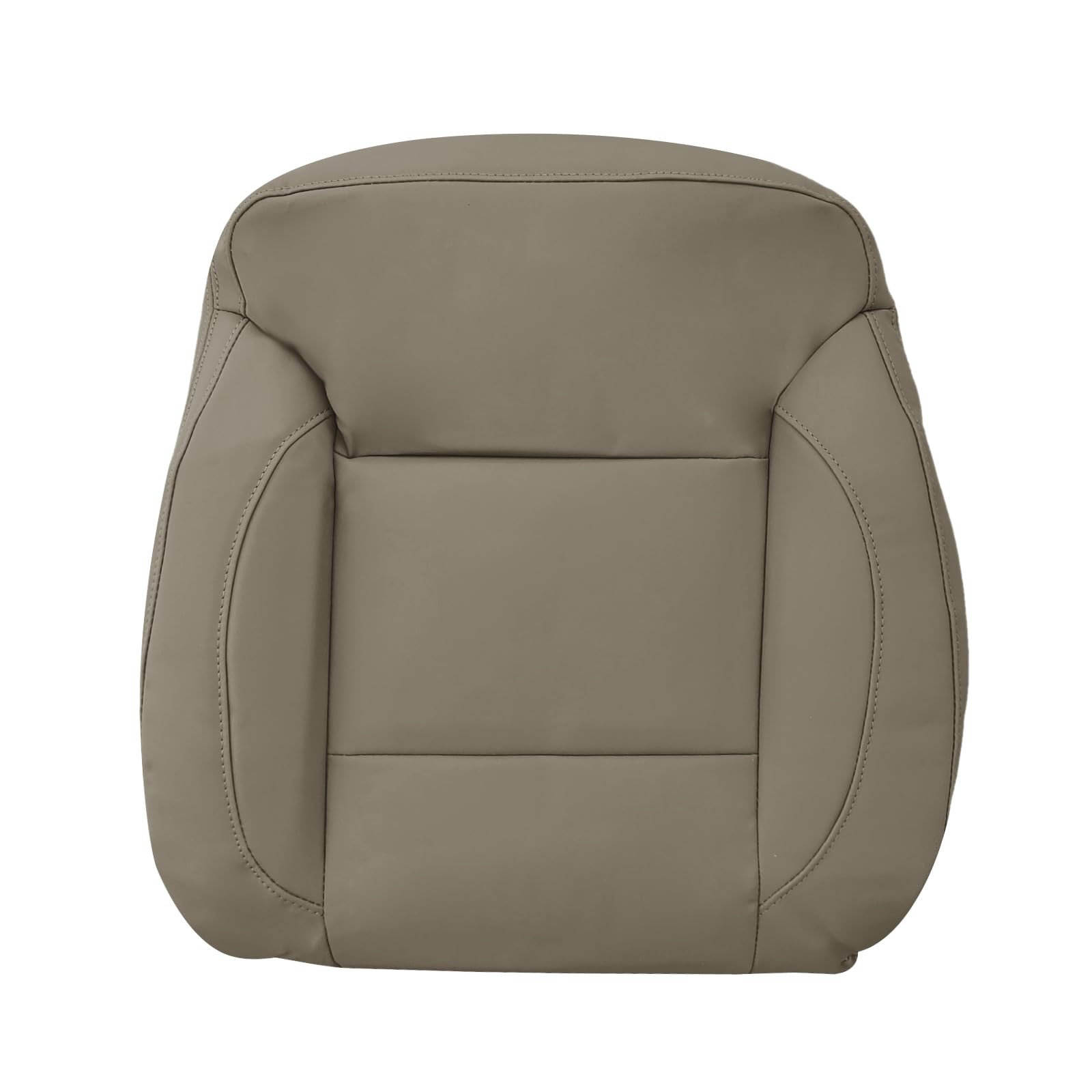Tan Non-Perf Leather Front Seat Cover 14-19 Silverado Sierra Tahoe Yukon 1500-