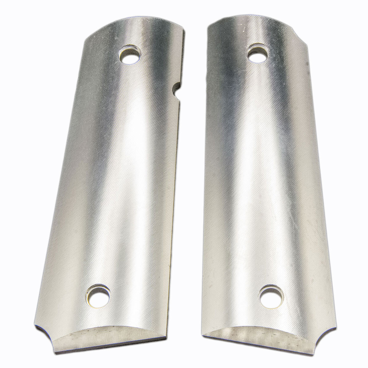 RAW Aluminum Full Size 1911 Grips: COLT, Kimber, RIA - Engravers Special - Ambi RAW Aluminum Full Size 1911 Grips: COLT, Kimber, RIA - Engravers Special - Ambi