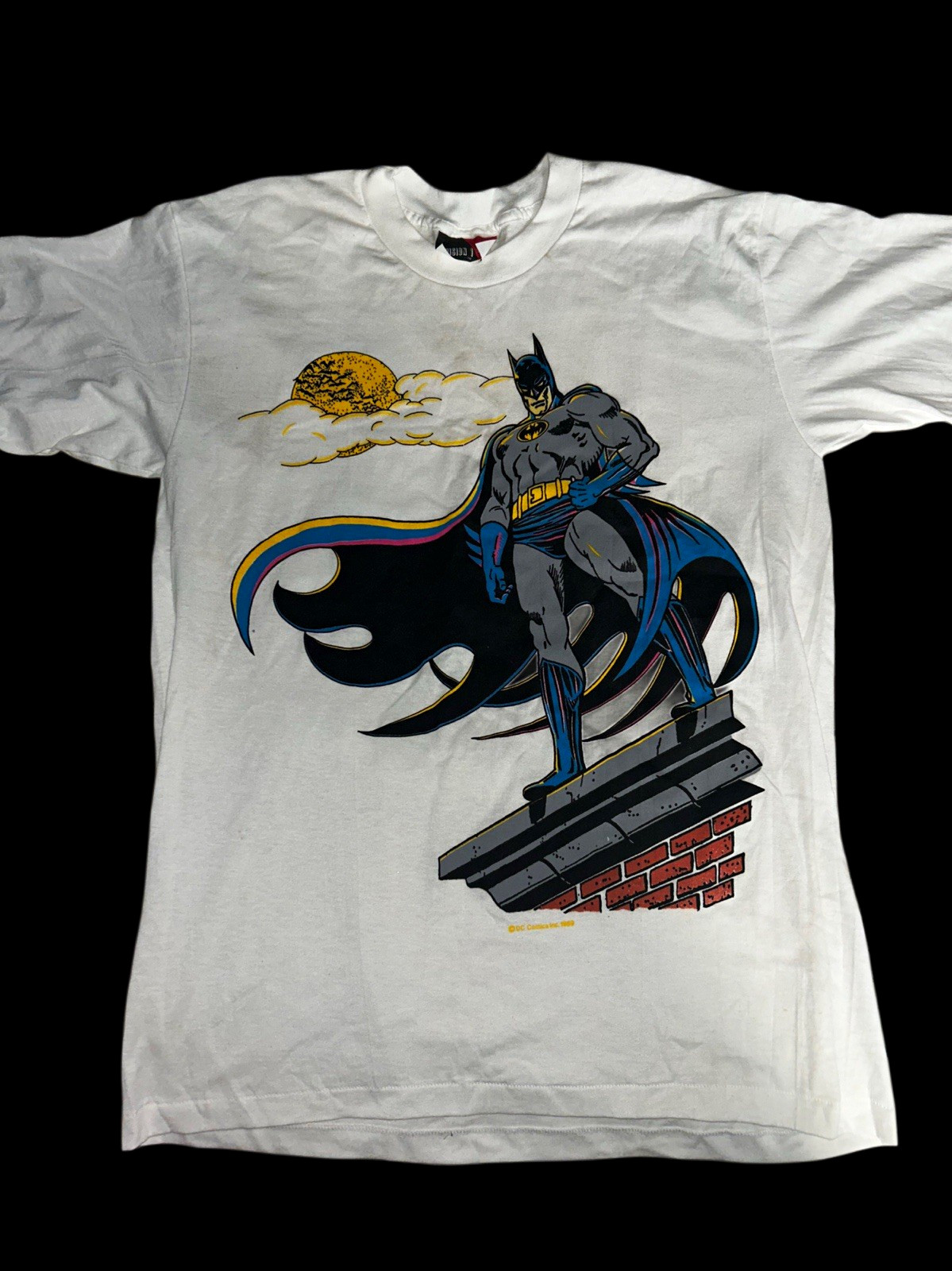 Vintage 1980s Rare DC COMICS Deadstock Batman Comic Tshirt.