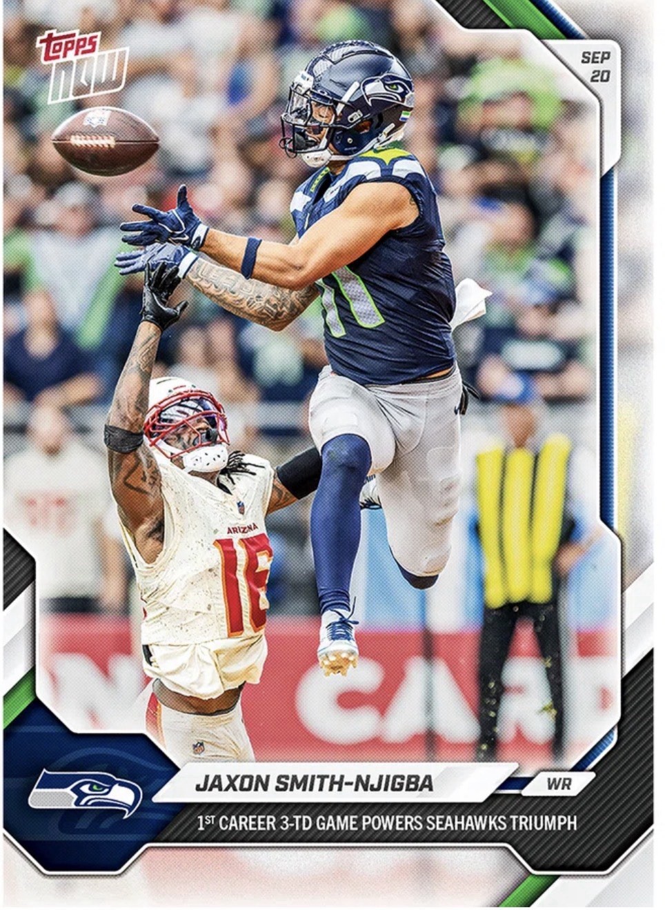 Jaxon Smith-Njigba - 2026-27 NFL Topps NOW Card 23 Presale Seattle Seahawks