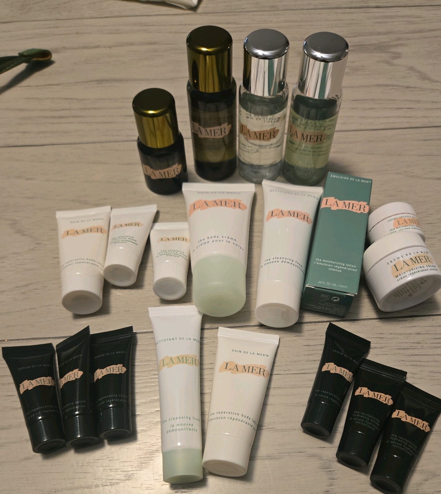 HUGE La Mer Skincare Moisturizer Cream Serum Lot Bundle 20 PIECES w/ FREE BONUS HUGE La Mer Skincare Moisturizer Cream Serum Lot Bundle 20 PIECES w/ FREE BONUS