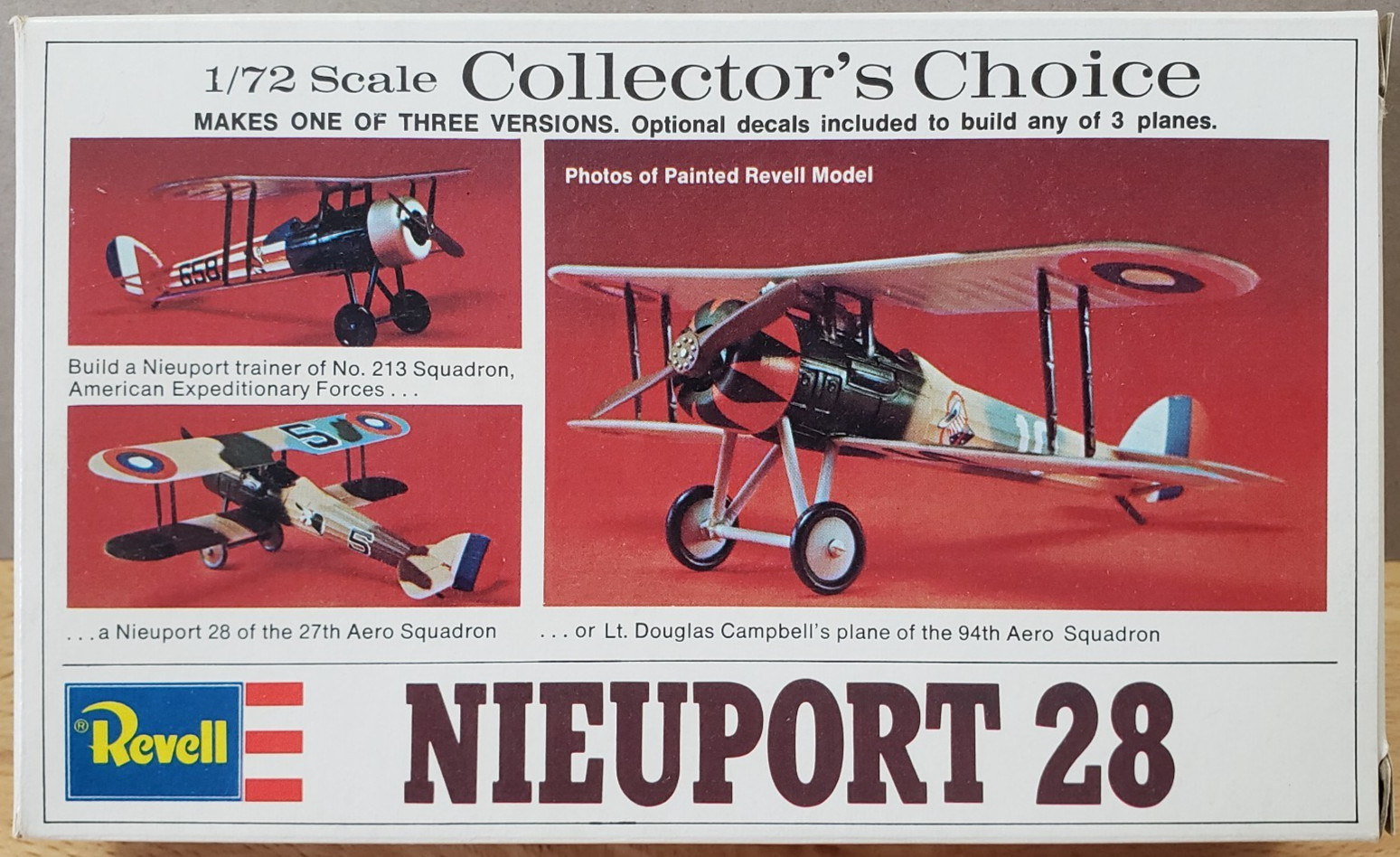 Revell Nieuport 28 Airplane Model Kit 1:72 Revell Nieuport 28 Airplane Model Kit 1:72