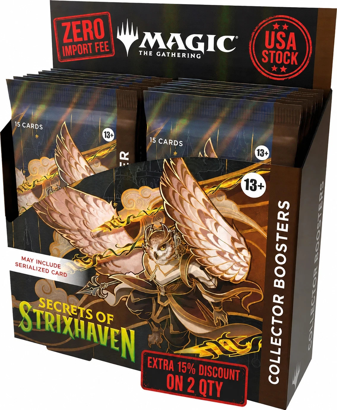 MTG Secrets Strixhaven Collector Booster Box Display English Factory Sealed 2026