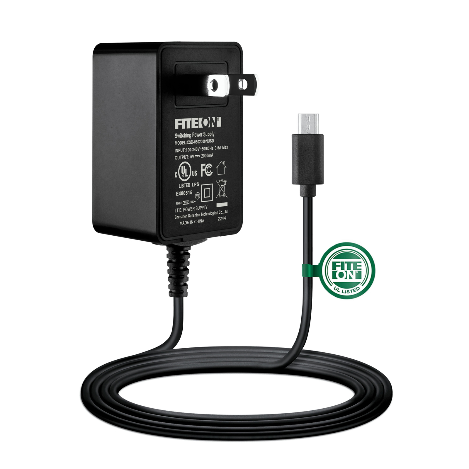 UL 5ft AC Adapter Charger For NVIDIA SHIELD 940-81761-2500-000 NX785QC16G Power UL 5ft AC Adapter Charger For NVIDIA SHIELD 940-81761-2500-000 NX785QC16G Power