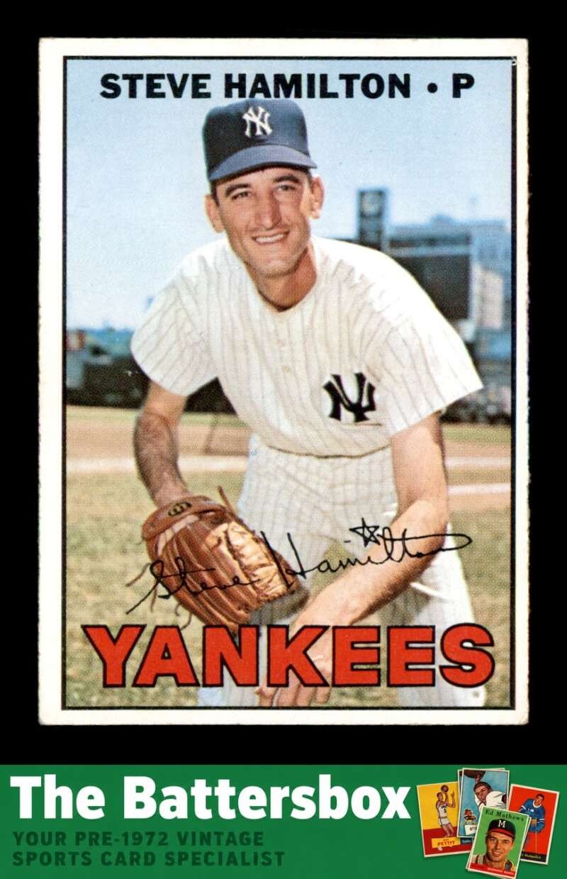 1967 Topps #567 Steve Hamilton   VGEX X3813038