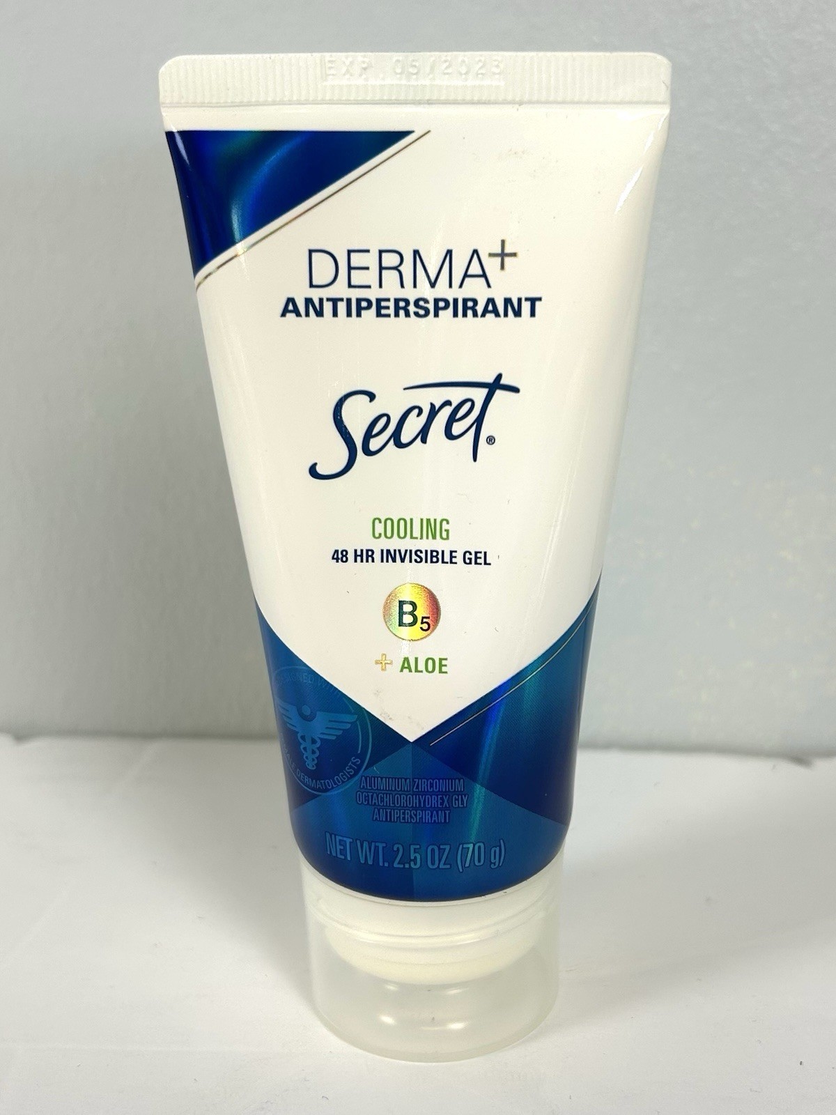 NEW Secret Derma+ Antiperspirant Cooling B5 + Aloe 48 Hr Invisible Gel