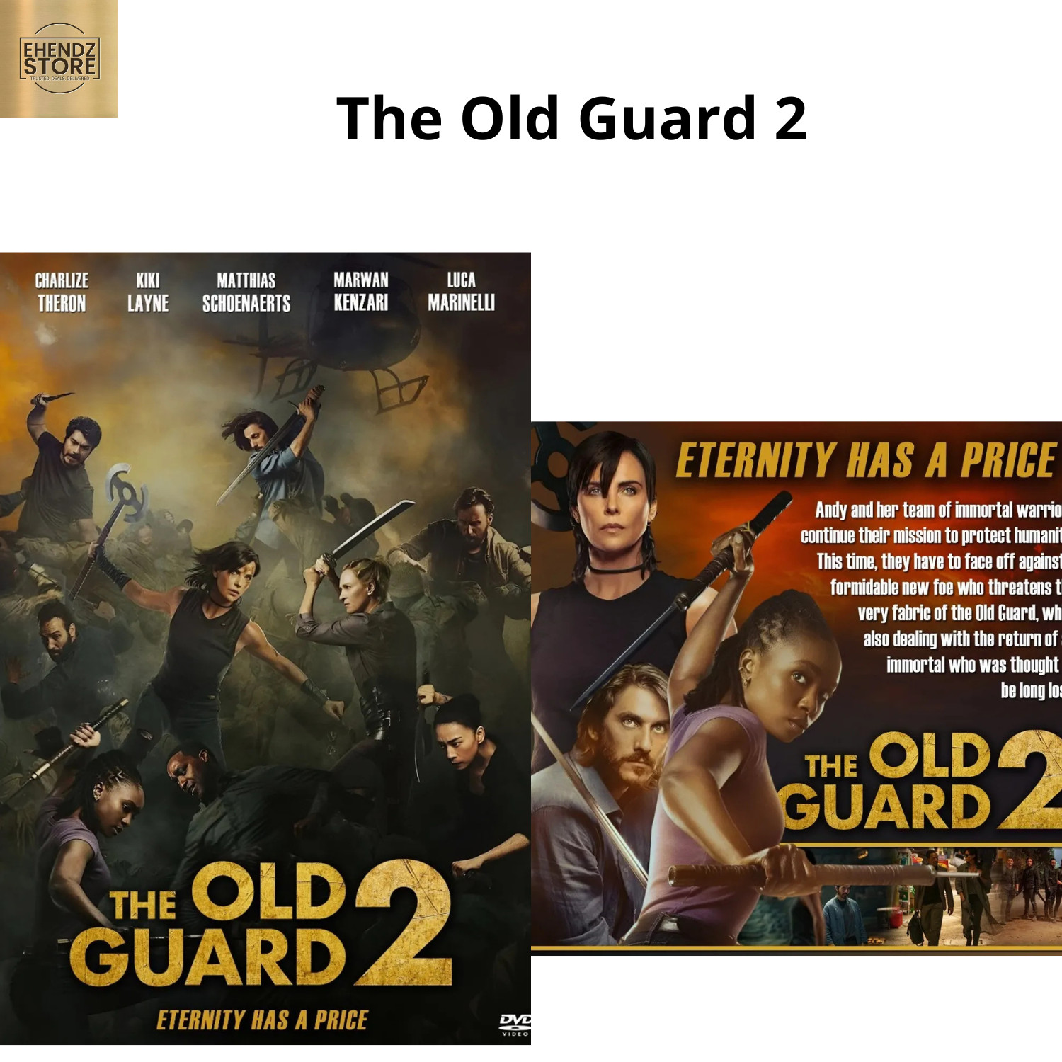 The Old Guard 2 (2025) – Custom DVD Action Fantasy English Audio