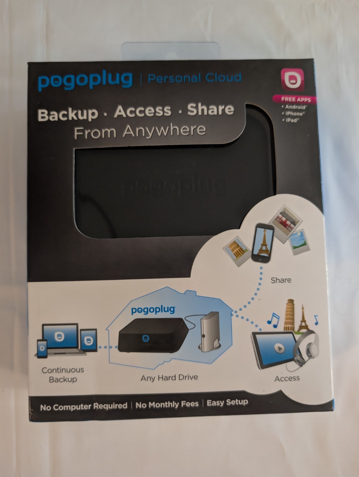 Pogoplug Personal Cloud Storage Device Backup Access