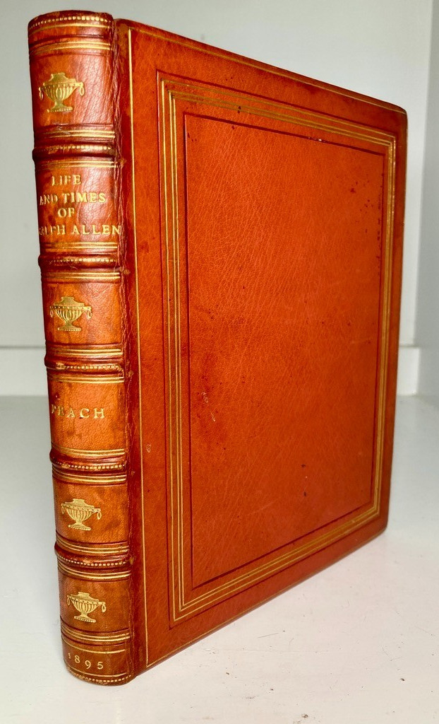 1895 CEDRIC CHIVERS SIGNED MOROCCO BINDING Samuel Poole ORIGINAL ART ALS Bath